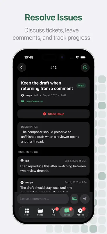 TeaGo for Gitea screenshot 8 of 9