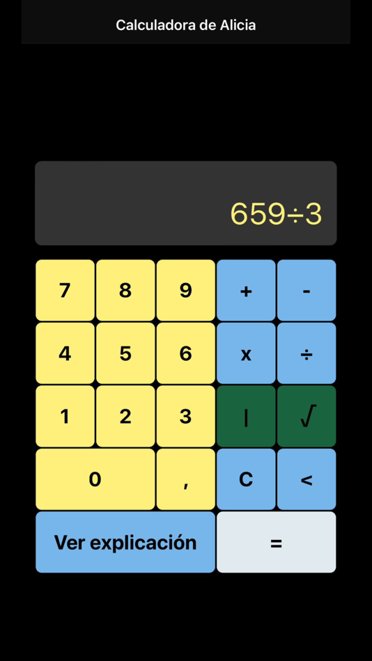 #2. Calculadora de Alicia (iOS) By: Juan Carlos Snchez Tejada