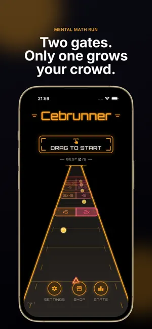 CebRunner: Mental Math Run screenshot 1