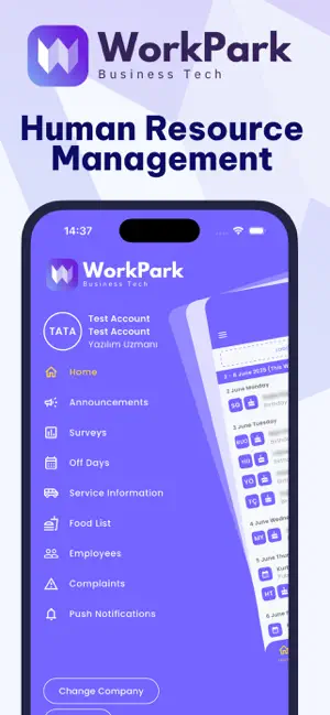 WorkPark - İK ve Ekip Yönetimi screenshot 1