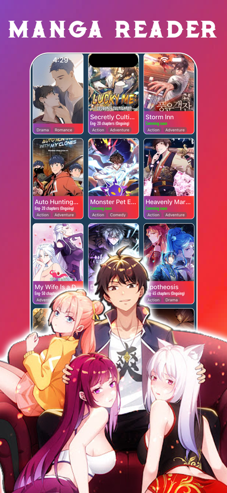 Manga Reader: Webtoon & Comics screenshot 1