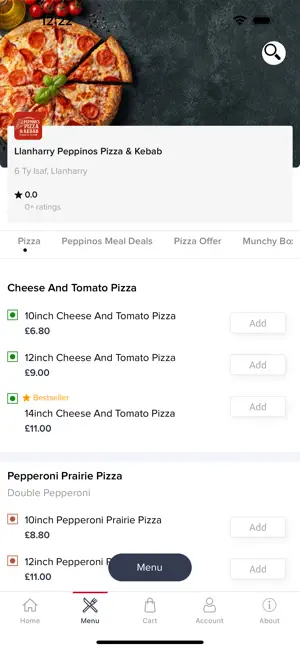 Llanharry Peppinos Pizza screenshot 2