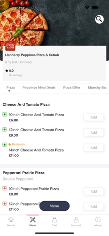 Llanharry Peppinos Pizza screenshot