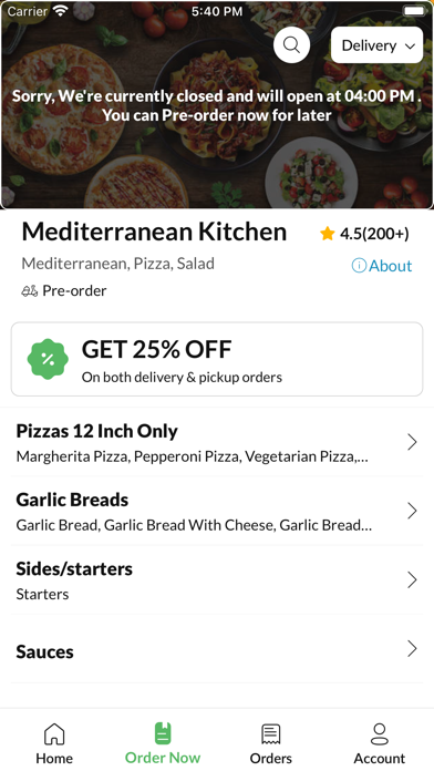 Mediterranean Kitchen Screenshot