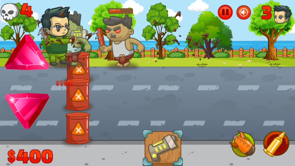 #1. Zombie Outbreak Defense (iOS) 由: Henry Bueno