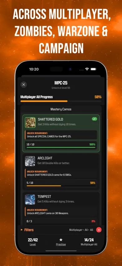 BO7 - Camo Tracker screenshot 3