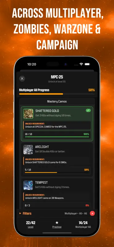 BO7 - Camo Tracker screenshot 3 of 5