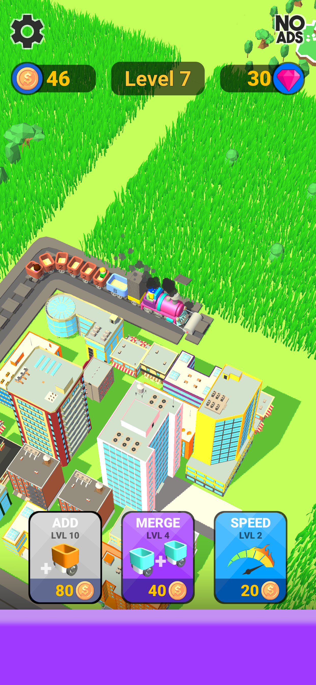 Rail City: Idle game