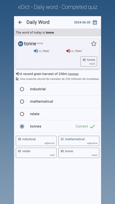 eDict - English Dictionary Screenshot