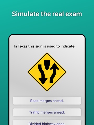 Texas DMV Permit Test・DPS 2026 iPad screenshot