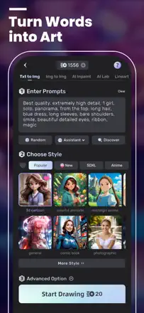 AI Art Generator - UniDream AI: Screenshot 3 von 8