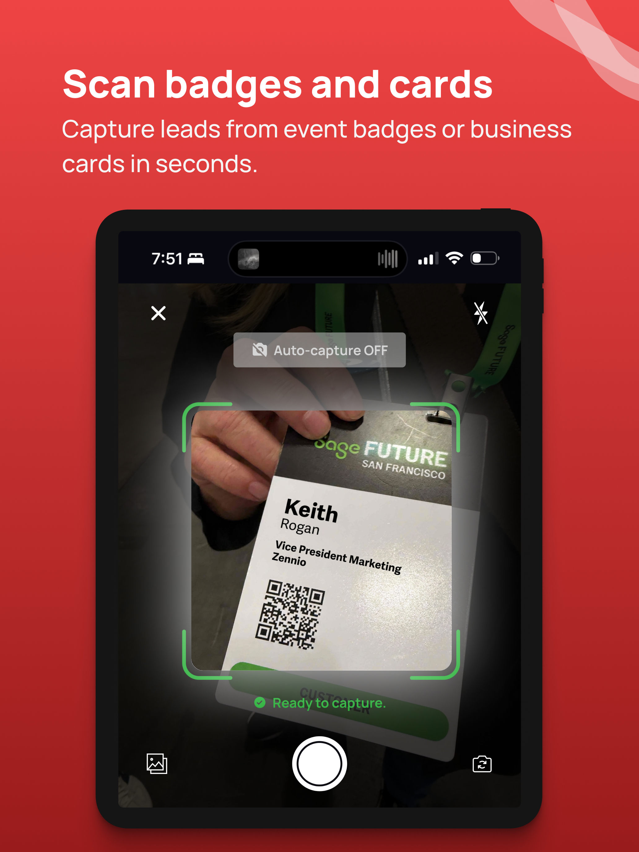 B2Brain: Event Lead Capture screenshot 11