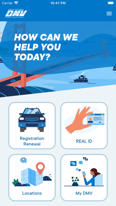 CA DMV Screenshot
