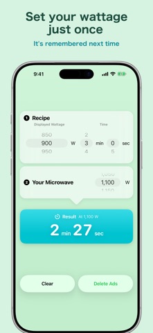 Wattage Converter: Microwave Screenshot 3 of 5