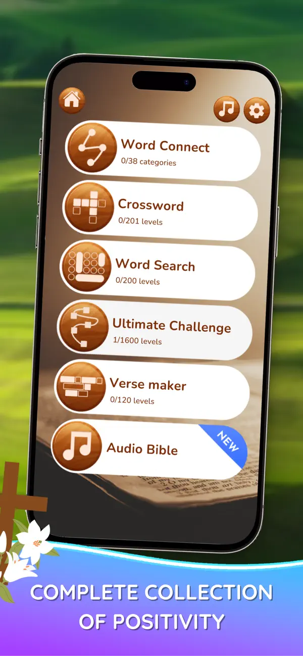 Screenshot #1 pour Daily Bible Word Search Games