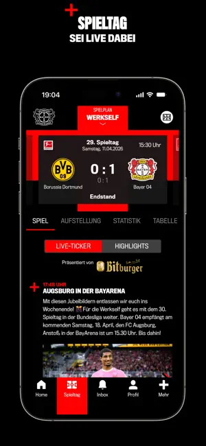 Bayer 04 Leverkusen iPhone screenshot 6