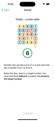 Triddle screenshot