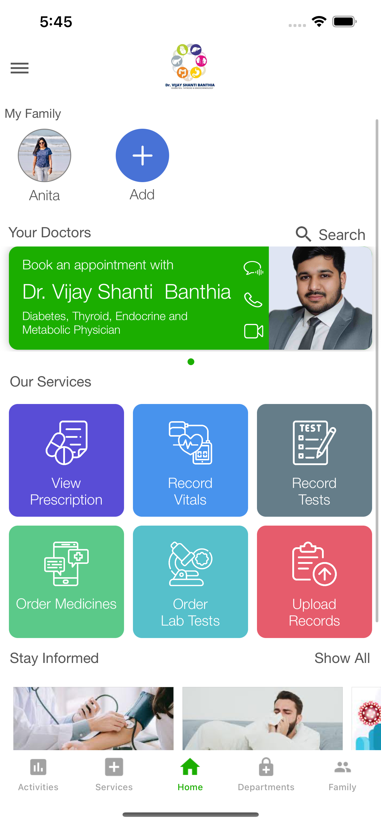Dr VS Banthia