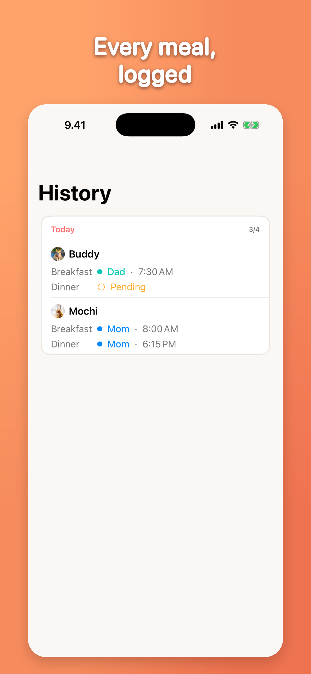 Fed? Pet Feeding Tracker & Log screenshot 6