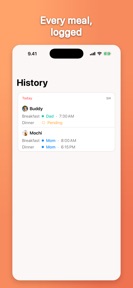 Fed? Pet Feeding Tracker & Log screenshot
