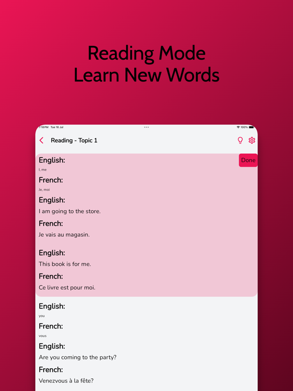 French Learning - Beginners iPad screenshot 4 - Travel app