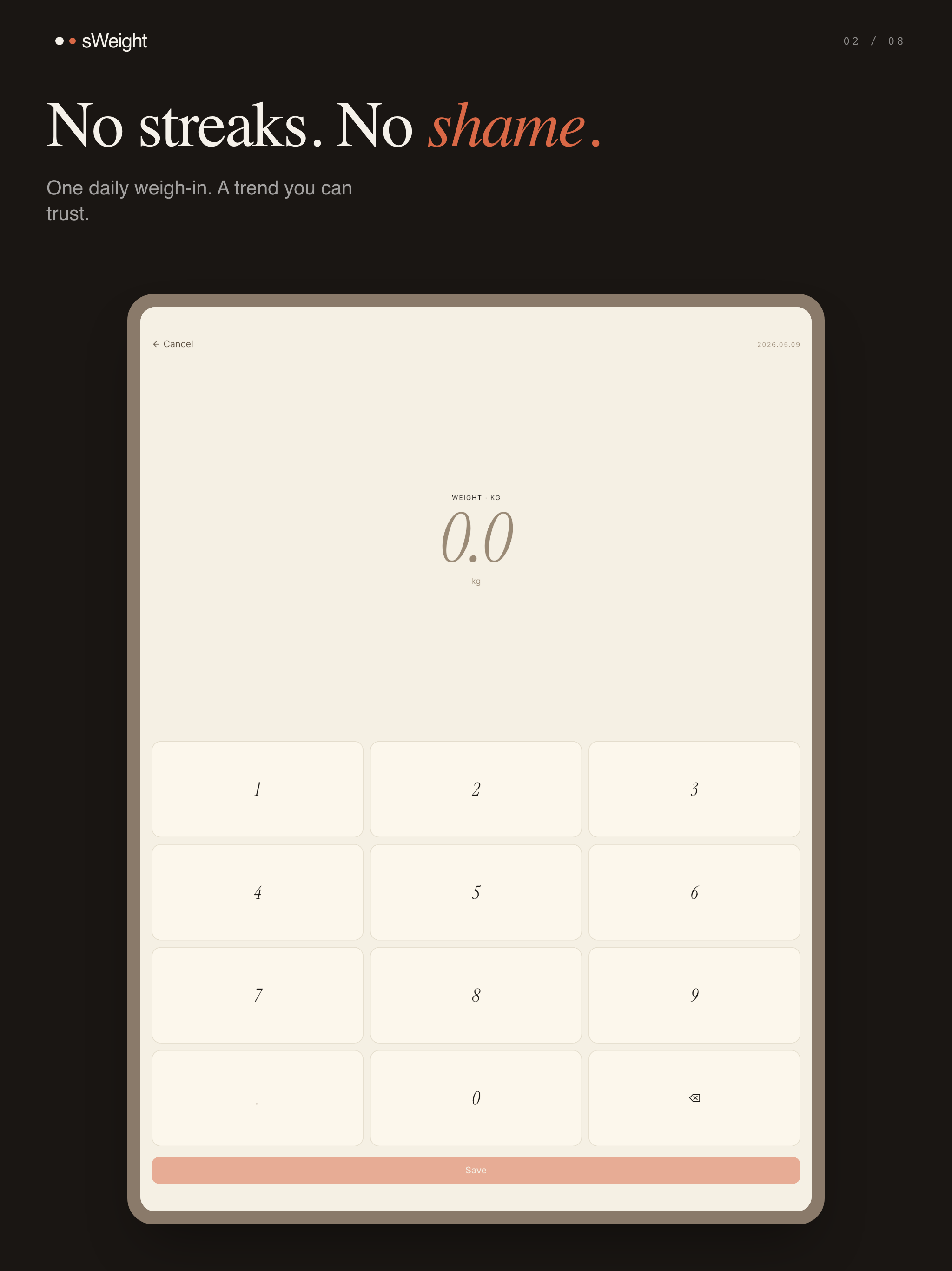 sWeight - Weight Loss Tracker screenshot 10
