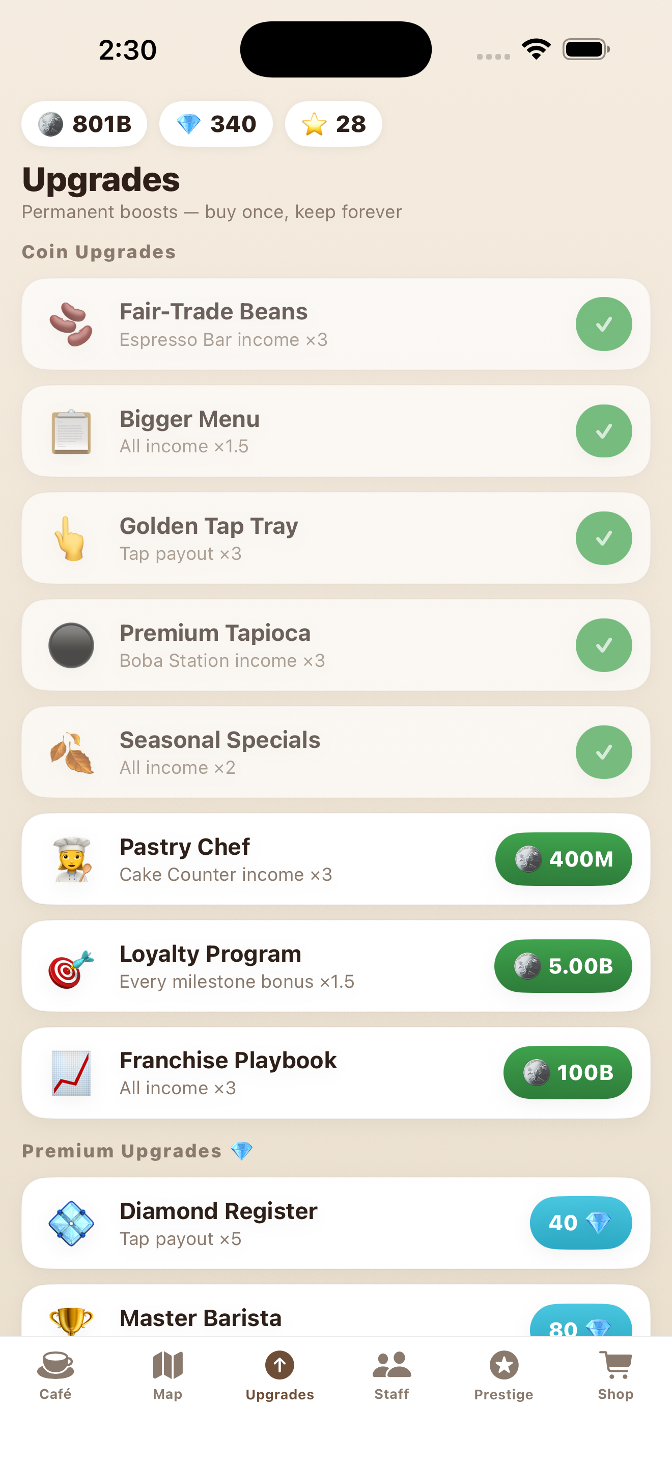 Café Tycoon: Idle Coffee screenshot 3