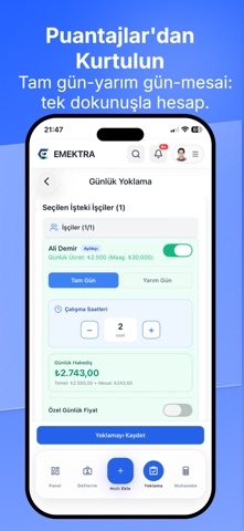 İşçi Yönetimi - Emektra screenshot