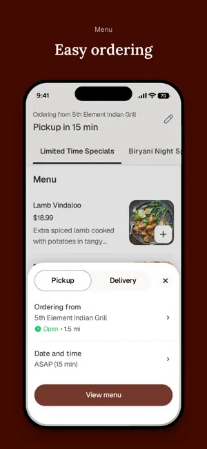 5th Element Indian Grill screenshot 3