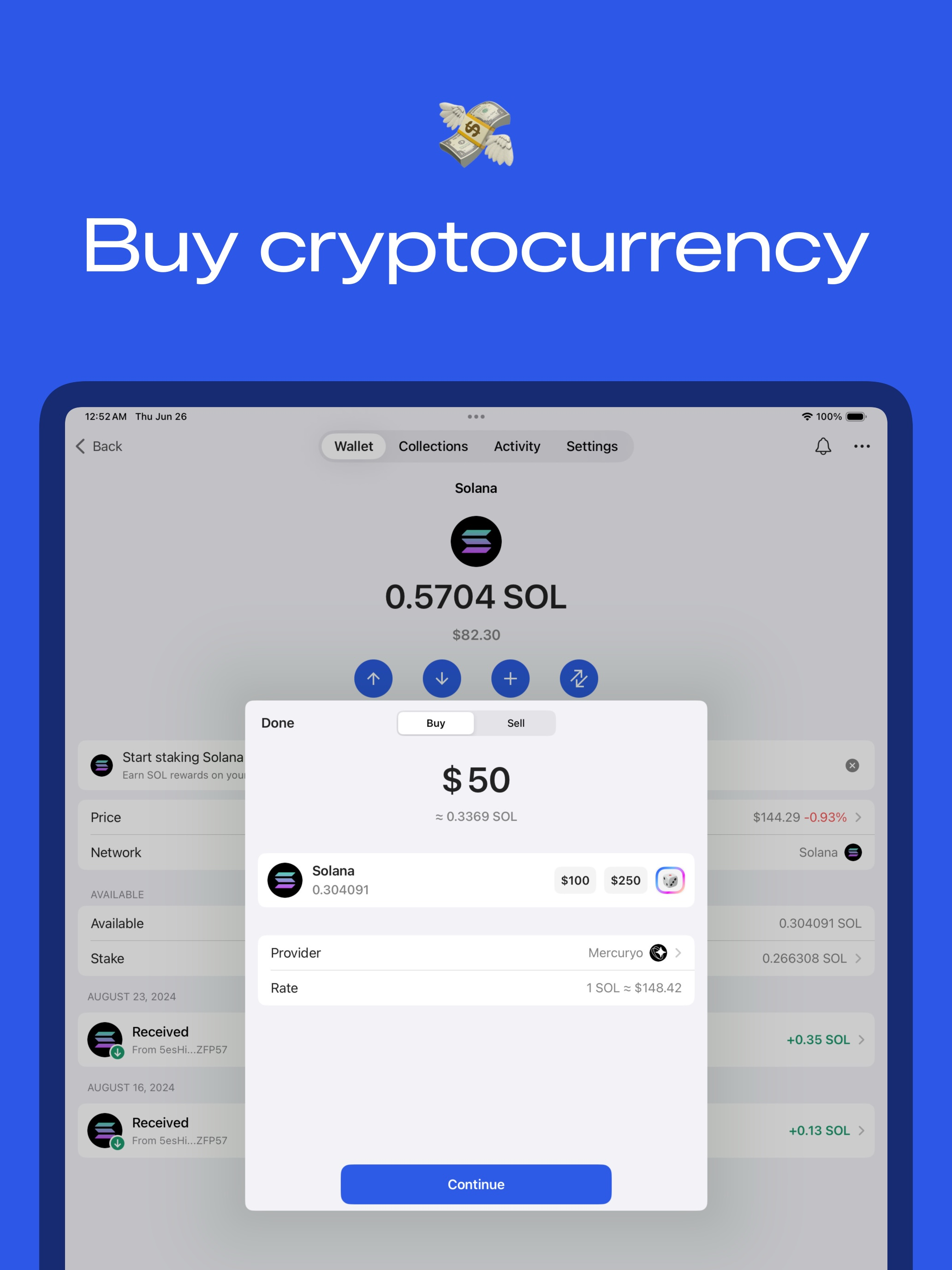 Gem Wallet・Buy USDC, ETH & TON screenshot 8