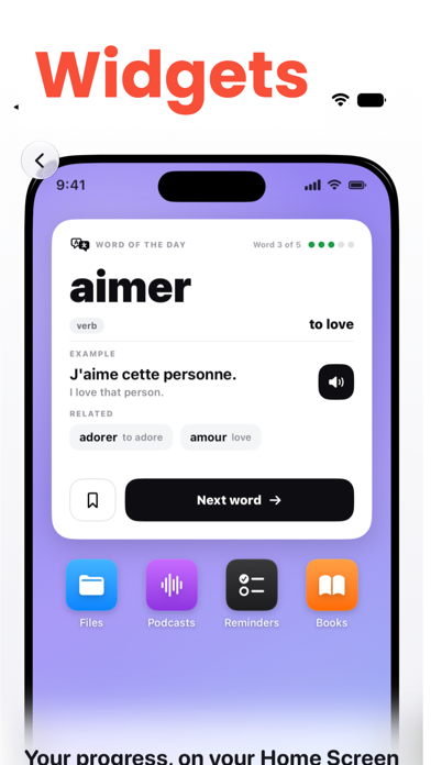 Flashcards - Learn French iPhone screenshot
