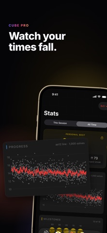 Speedcube Timer Tracker - Cube screenshot