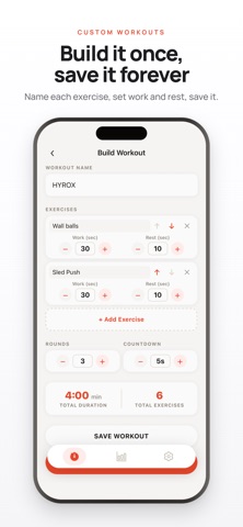 HIIT Timer - Interval & Tabata Screenshot 3 of 8