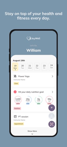 JoyWell iPhone screenshot
