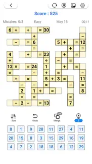cross number - math puzzle iphone images 1