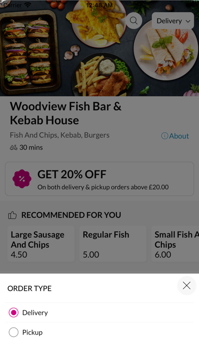 Woodview FishBar & Kebab House Screenshot