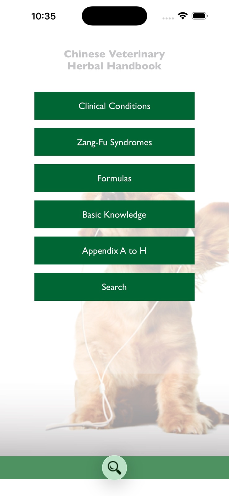 Veterinary Herbal App iphone screenshot 2