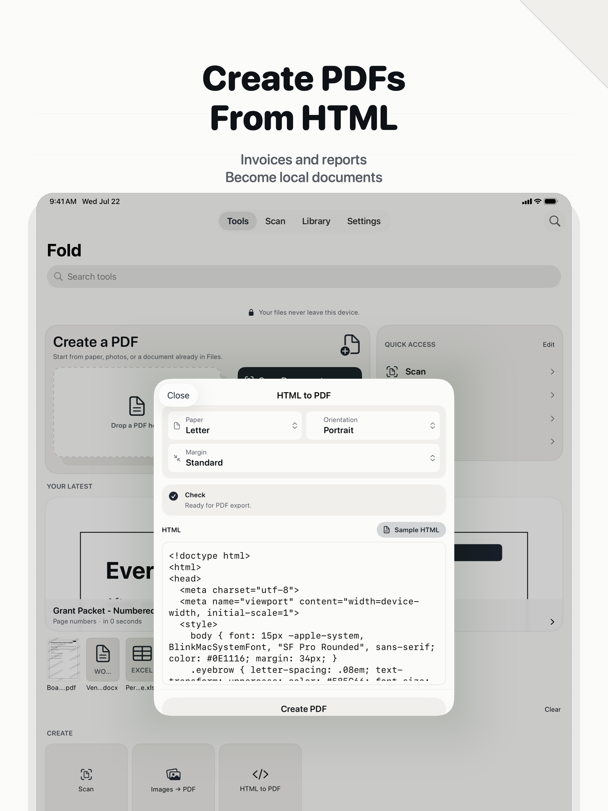 Fold: PDF Toolkit screenshot 13