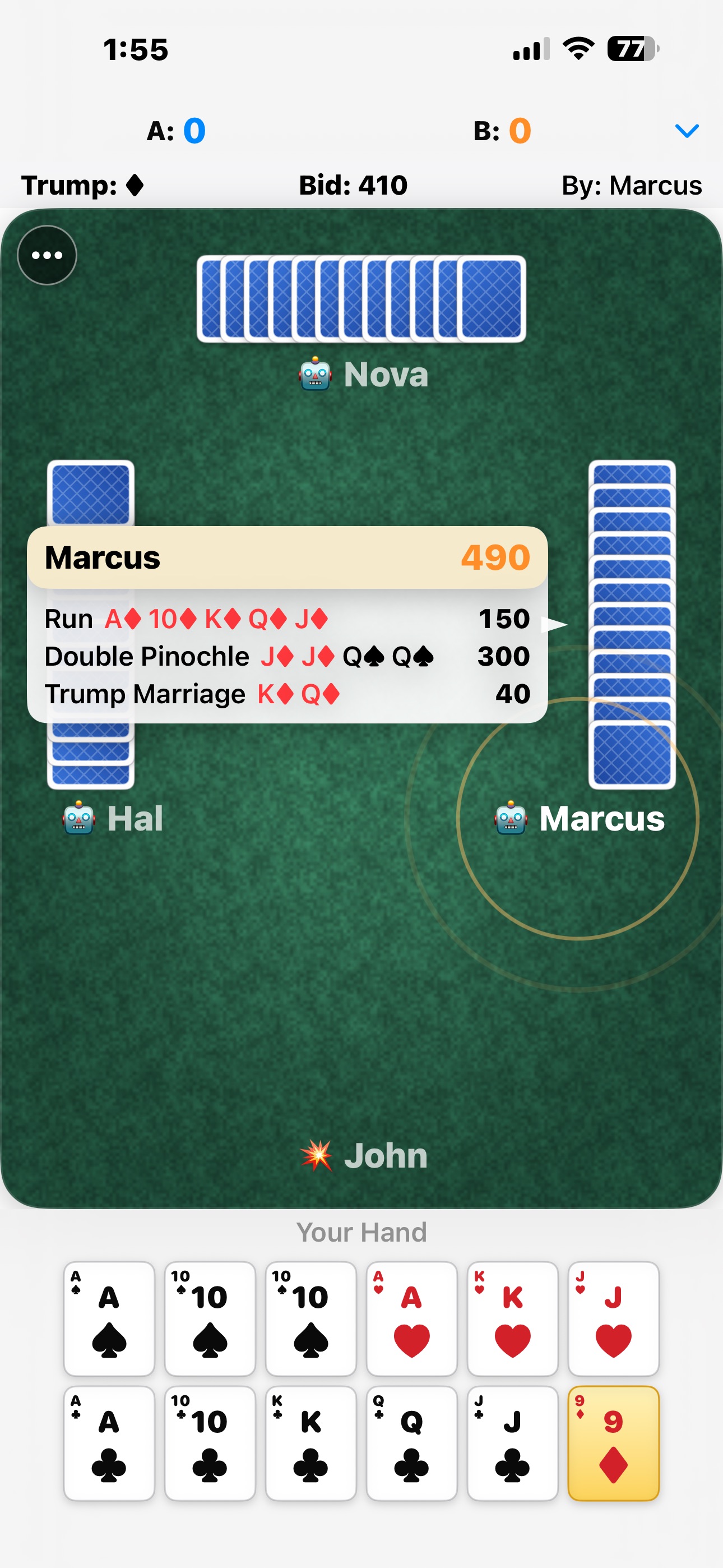 Screenshot 4 of Pinochle Night
