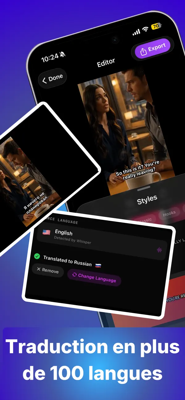 Screenshot #2 pour Coslo: Sous-titres IA