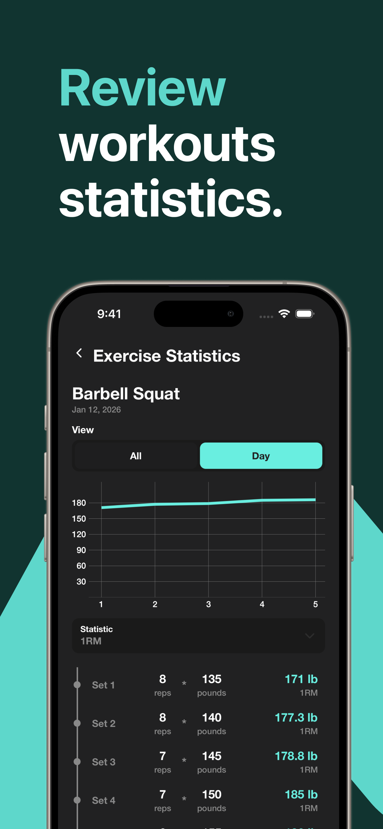OneRM - Workout Logger screenshot 5