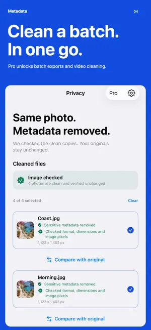 Metadata Remover: EXIF GPS screenshot 4