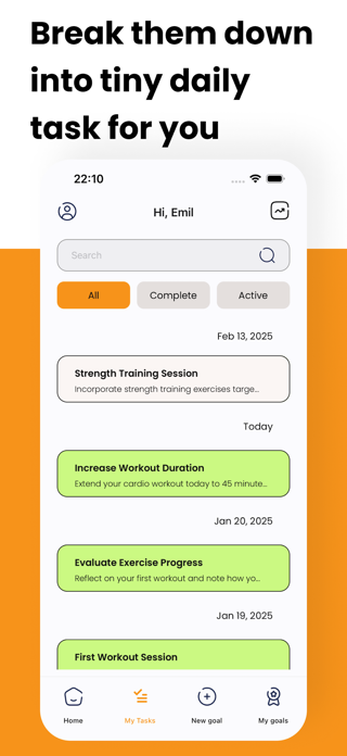 Goal Setter - Step 2 Screenshot 3 of 6