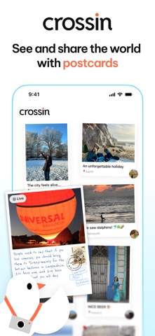 crossin — digital postcards Screenshot 1 of 5