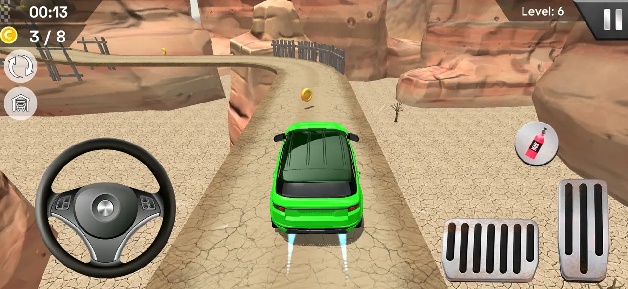 Screenshot #3 pour Car Driving Game - Hill Climb
