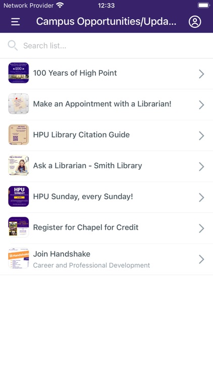 High Point University Guides