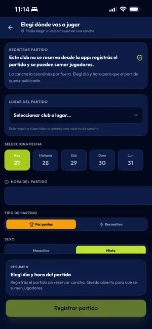 PadelHood screenshot 3