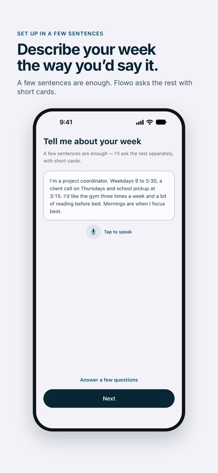 Flowo: ADHD Planner & Routine screenshot 2