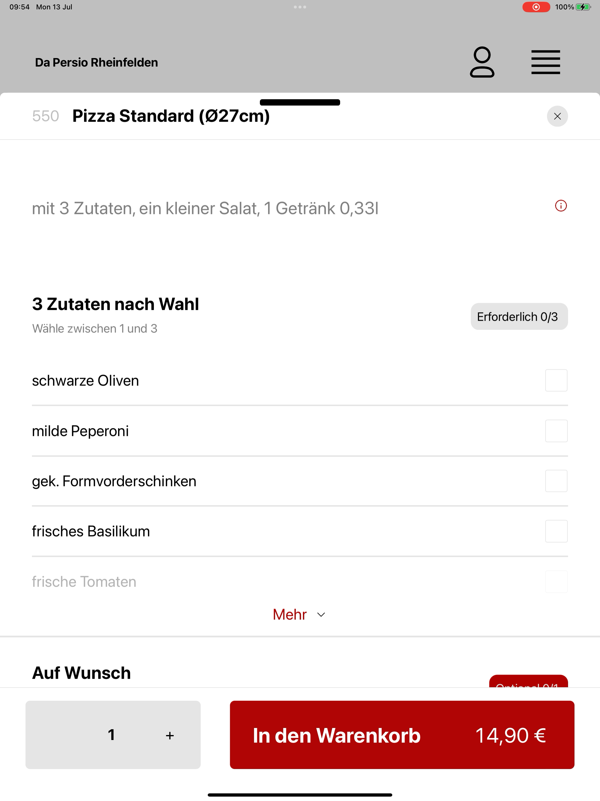 Da Persio Rheinfelden screenshot 8
