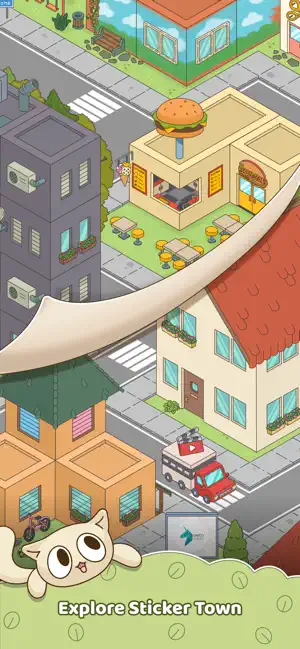 My Sticker Town: Merge & Stick screenshot 1